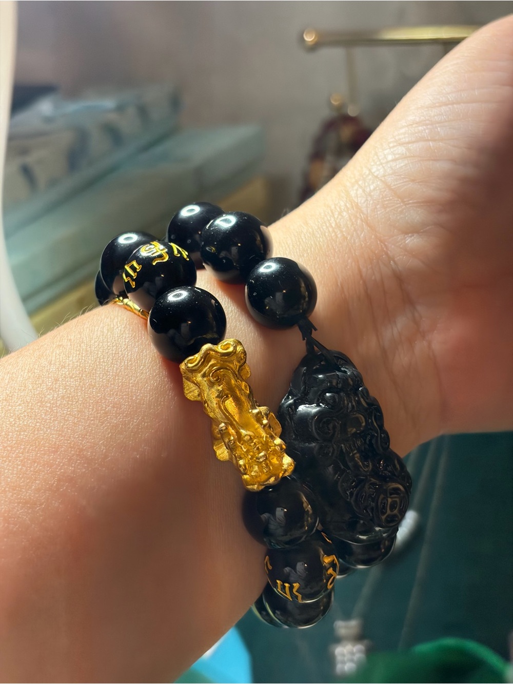 Bundle of two agate bracelet - Picture 2 of 2